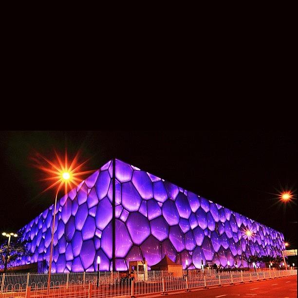 Nature Photograph - The Beijing Olympics Ice Cube Was Built by Tommy Tjahjono