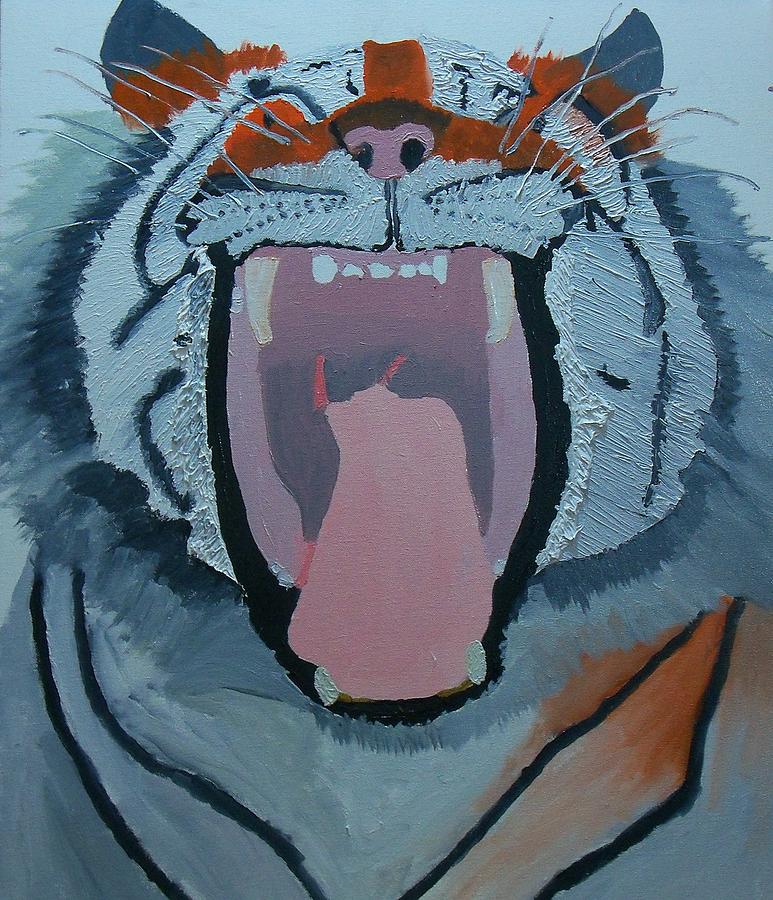 Animal Painting - The Bengal Tiger by Rahul Narasimhan