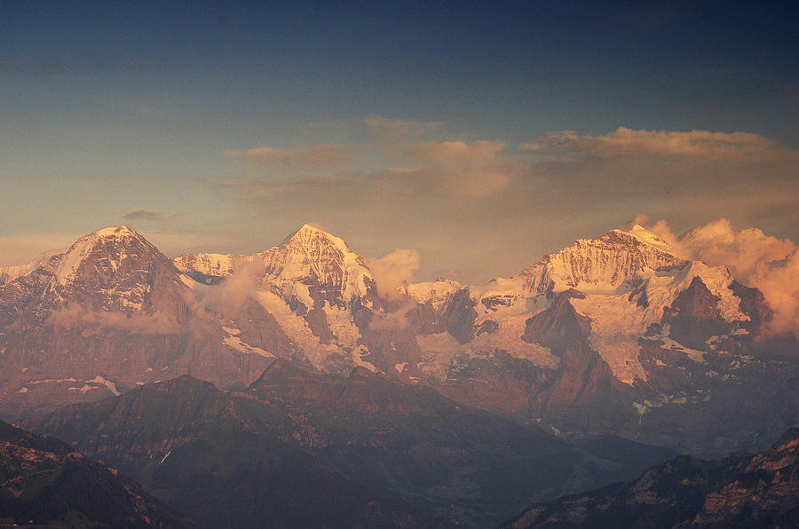 The Bernese Alps Photograph by Ulrich Burkhalter