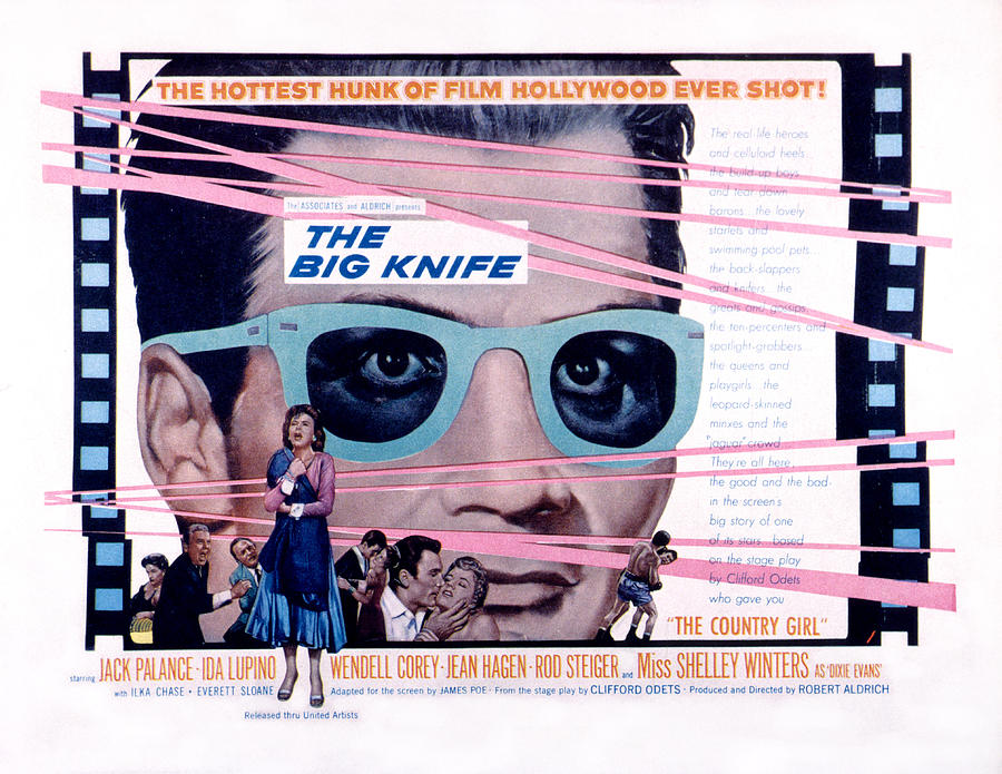 The Big Knife, Jack Palance, Ida Photograph by Everett