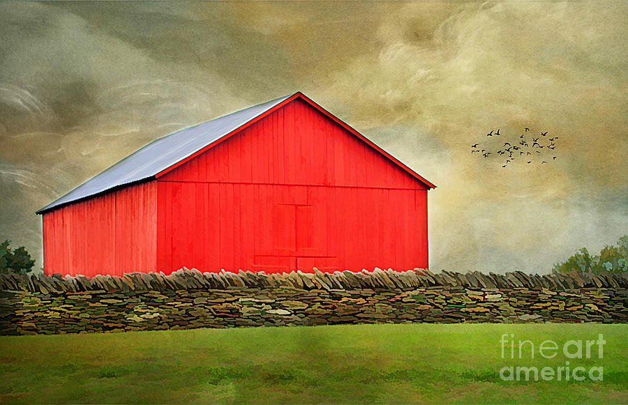 The Big Red Barn Photograph By Darren Fisher