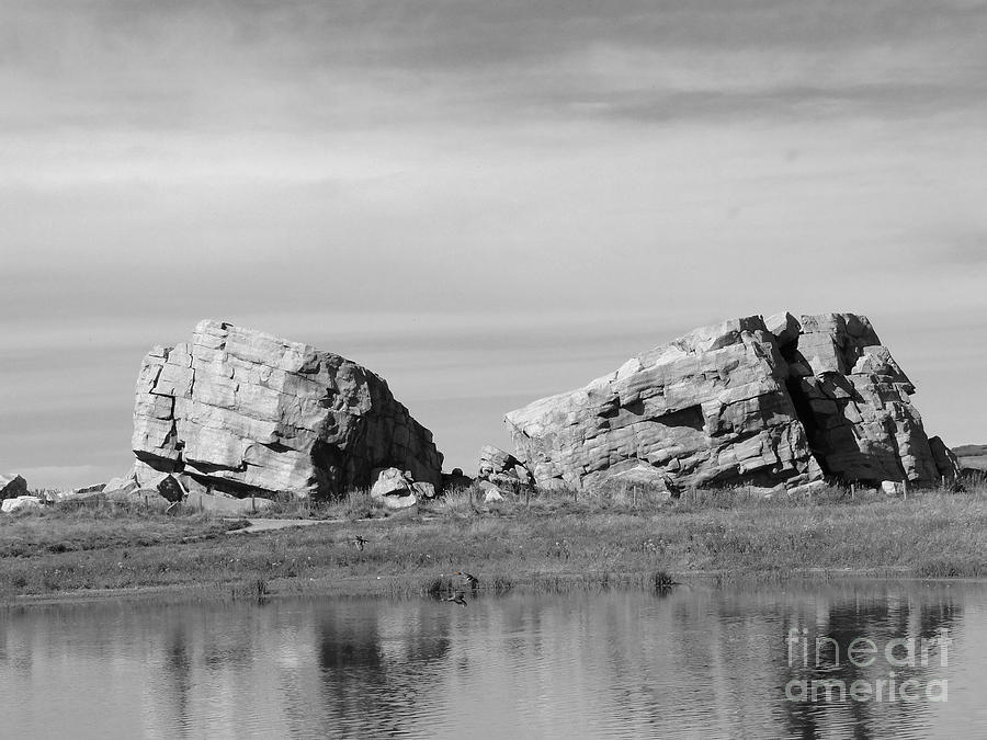 The Big Rock   Okotoks Erratic Photograph by Al Bourassa