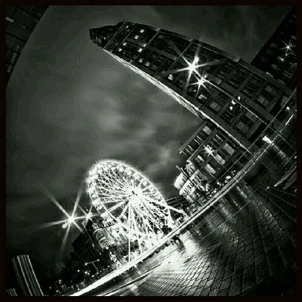 Paris Photograph - The Big Wheel And The Tower. #bigwheel by Mary Carter