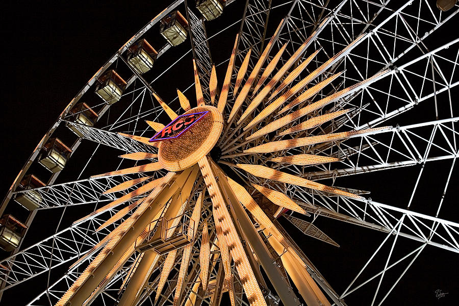 The Big Wheel Photograph by Endre Balogh