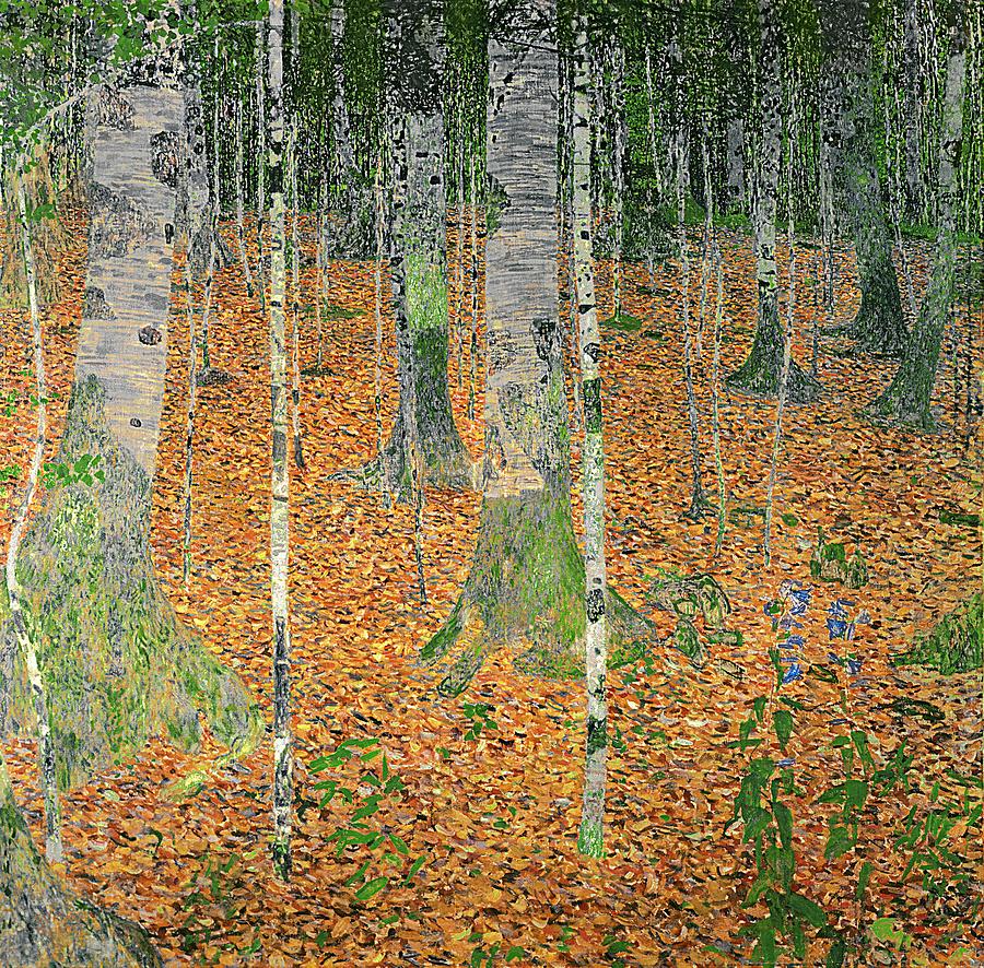 The Birch Wood by Gustav Klimt