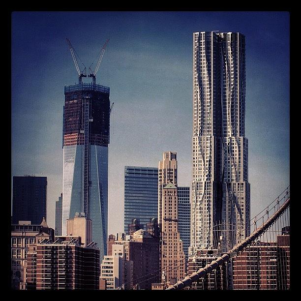 Newyork Photograph - The Birth Of A New Skyline #newyork by Pushkaraj Shirke