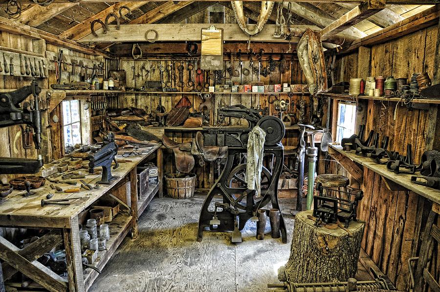  Blacksmiths Saddle Shop Photograph by Jan Amiss Photography