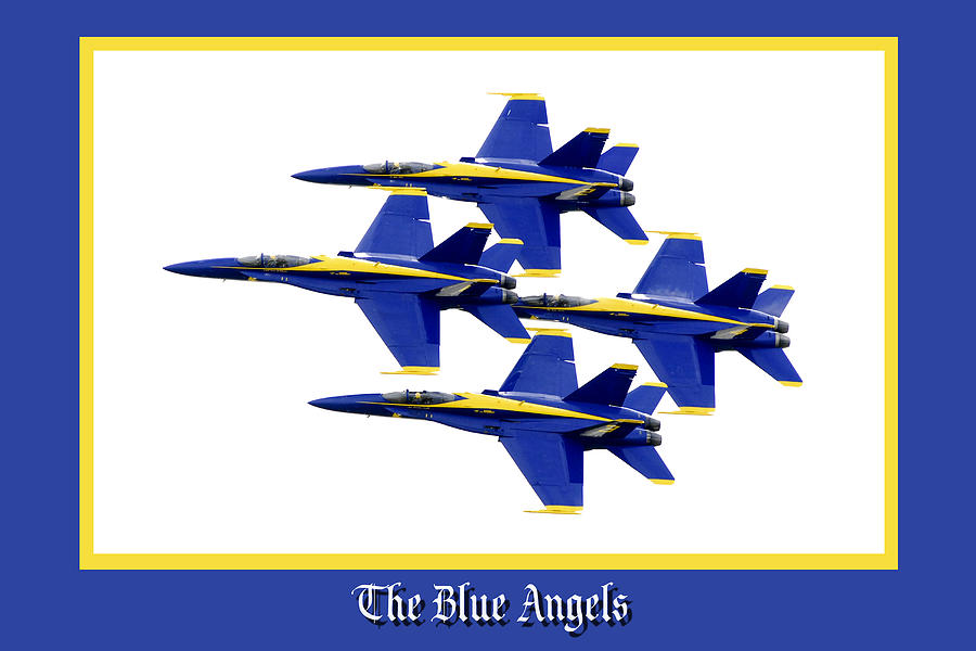 The Blue Angels Photograph by Greg Fortier