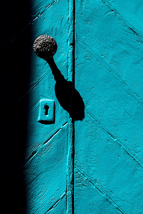 Blue door Photograph by Vintage Pix