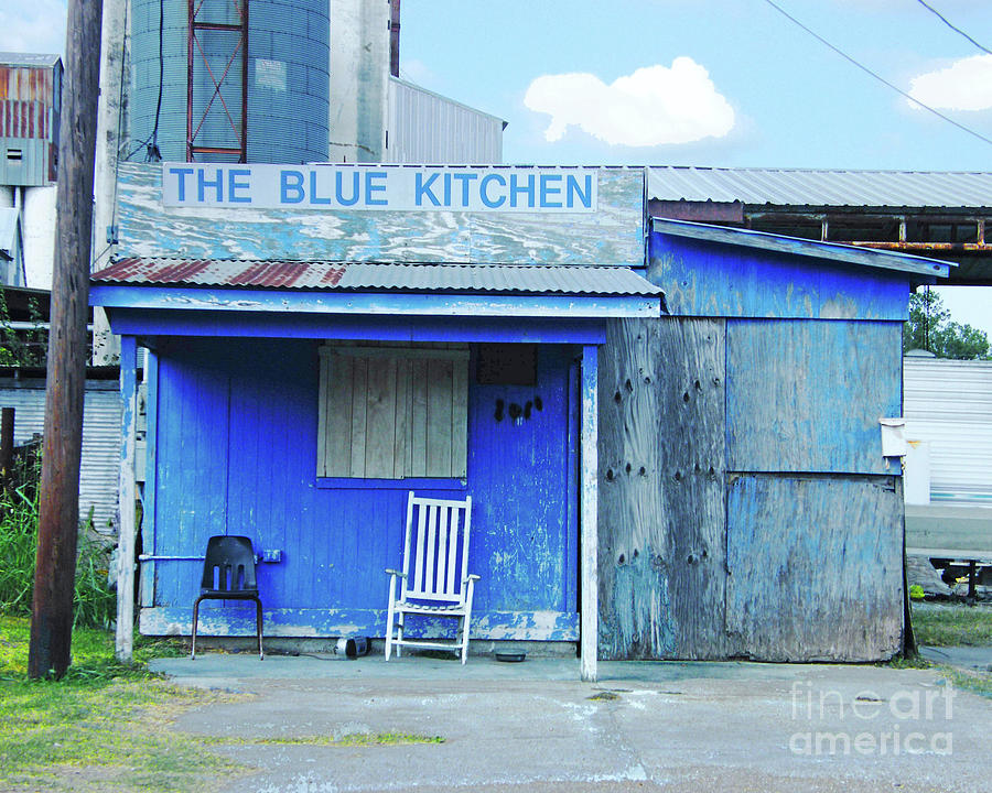 The Blue Kitchen Digital Art by Lizi Beard-Ward