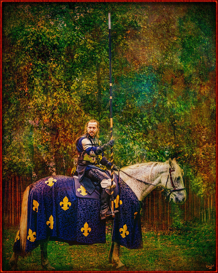 The Blue Knight  Photograph by Chris Lord