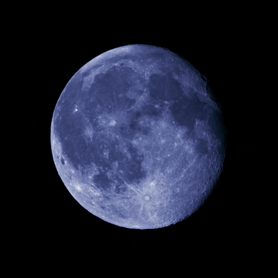 The Blue Moon Photograph by Jouko Lehto