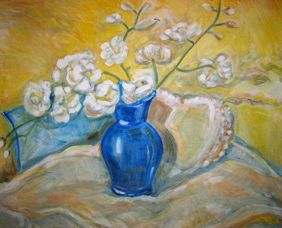 The Blue Vase Painting by Joseph Sandora Jr