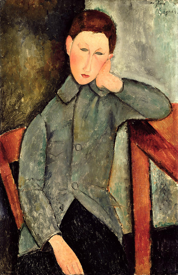 Portrait Painting - The Boy by Amedeo Modigliani