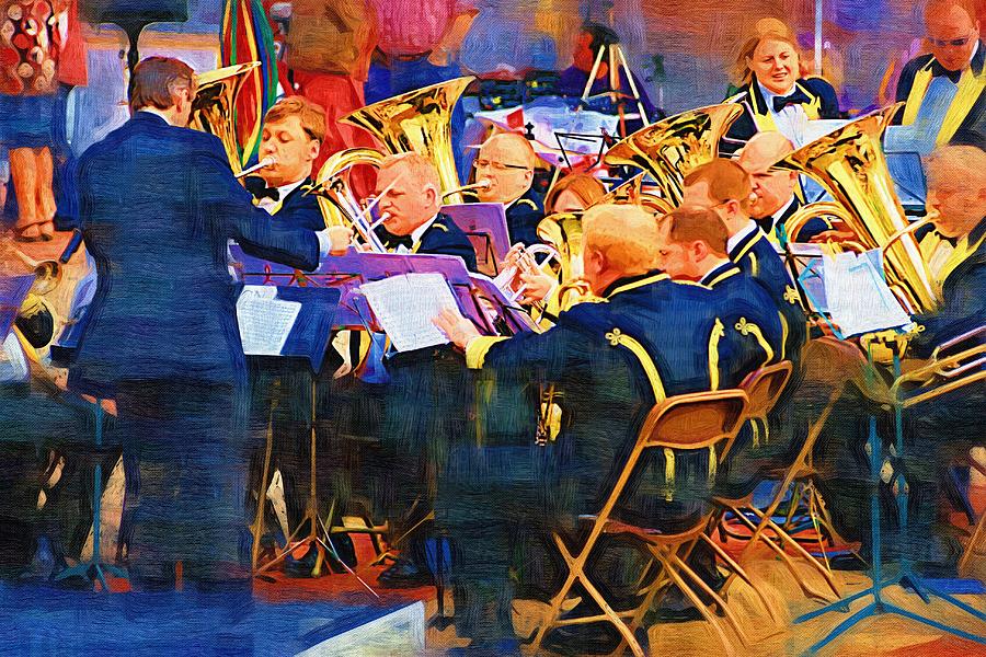 The Brass Band Photograph by Sydney Alvares - Fine Art America