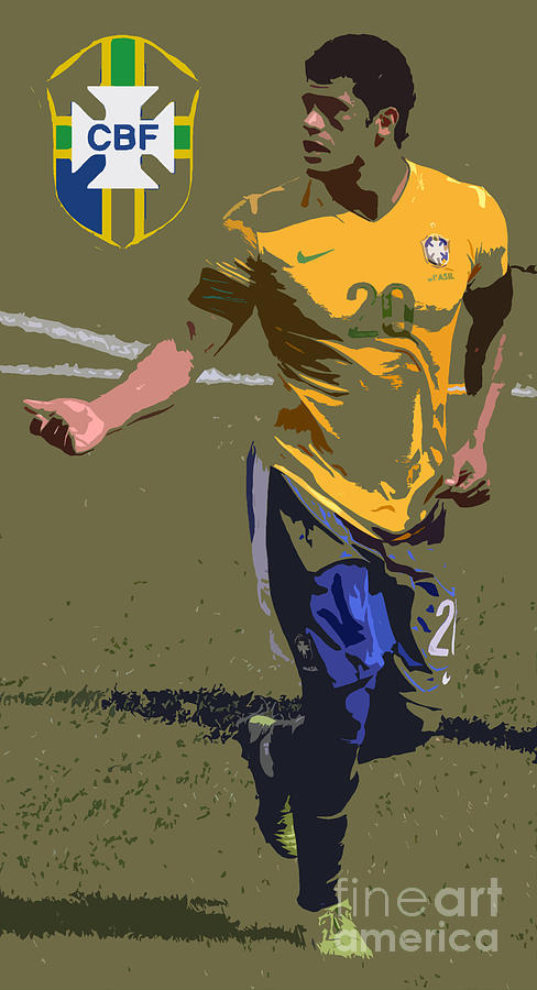 Lionel Messi Photograph - The Brazilian Hulk IV by Lee Dos Santos