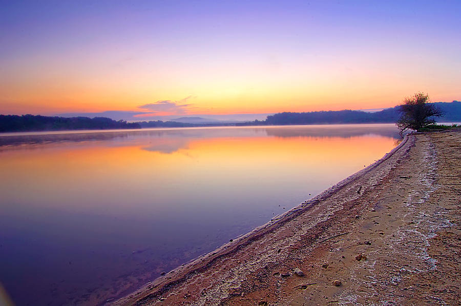 Beach Photograph - The break of Dawn by Randall Branham