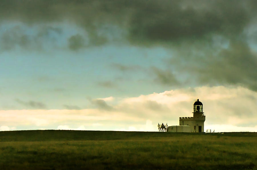 Lighthouse Photograph - The Brough of Birsay Lighthouse by Steve Watson Lighthouse Photograph - The Brough of Birsay Lighthouse by Steve Watson