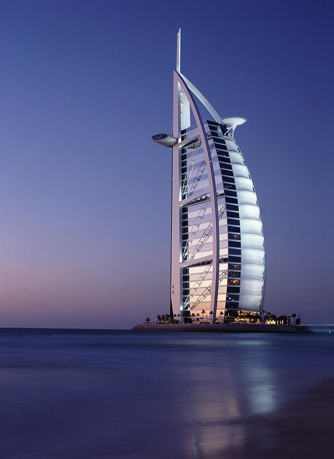 The Burj Al-arab Or Arabian Tower At Photograph by Axiom Photographic