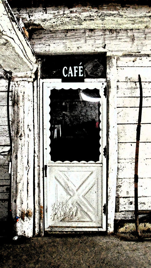 The Cafe Photograph by Cyryn Fyrcyd