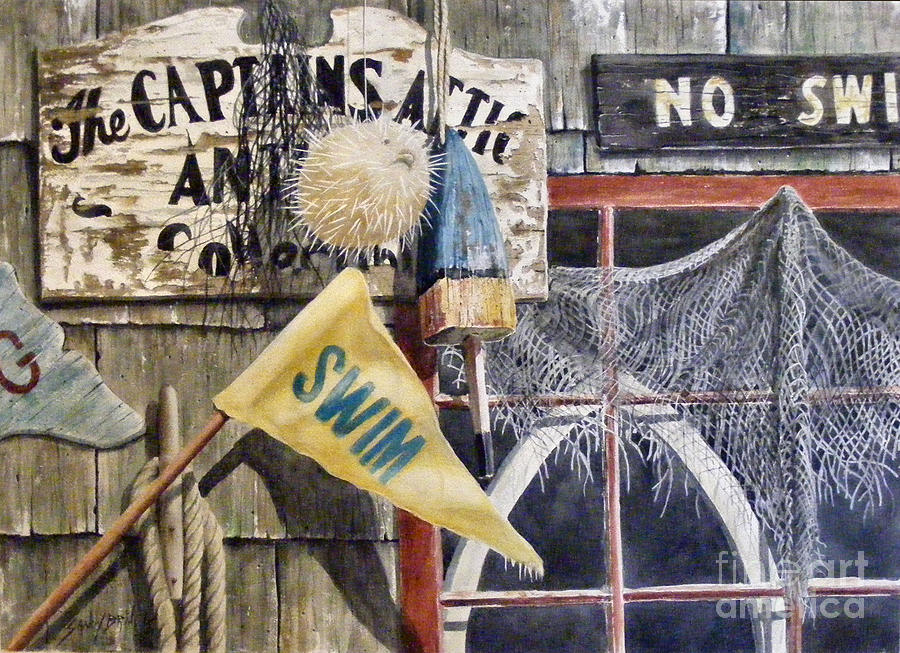 The Captains Attic sold Painting by Sandy Brindle
