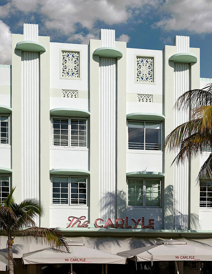 The Carlyle Hotel. Miami. FL. USA Photograph by Juan Carlos Ferro Duque