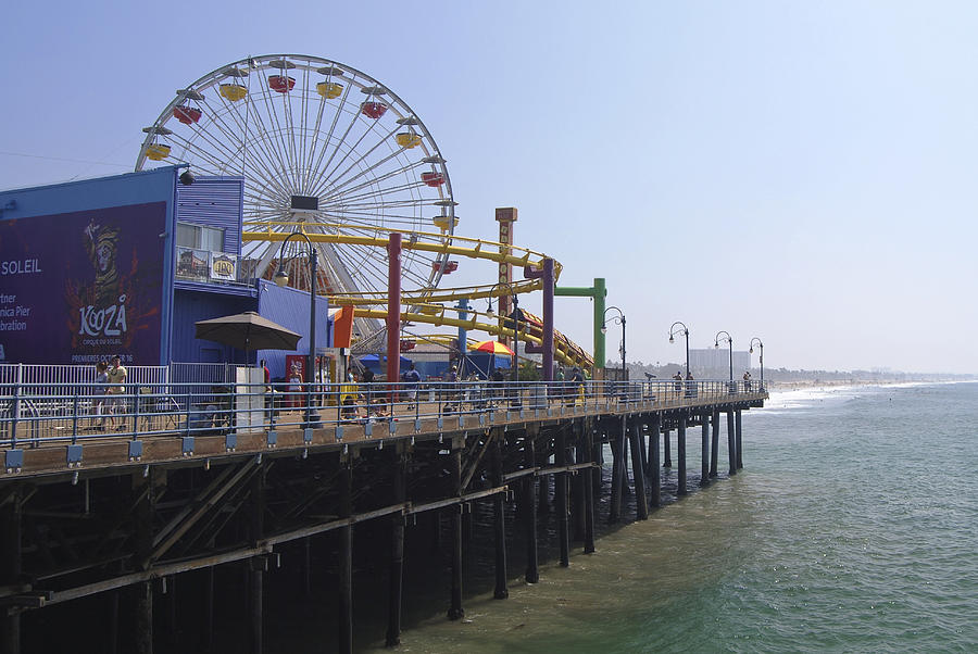 The Carousel At Santa Monica Pier Photograph By Peggy Zachariou