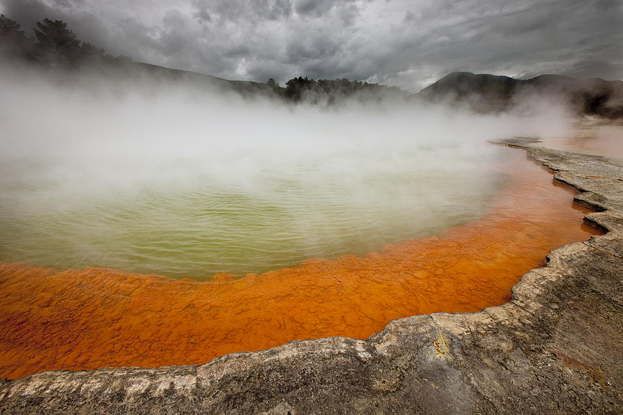 The Champagne Pool In Wai O Tapu Photograph by Colin Monteath