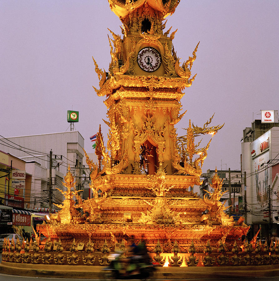 The Chiang Rai Clock Tower  Photograph by Shaun Higson