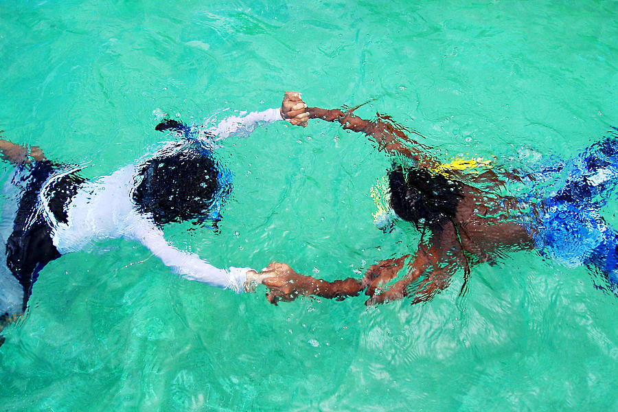 Water Photograph - The Circle- St Lucia by Chester Williams