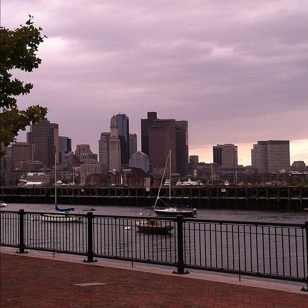 Boston Photograph - The City :) #boston #unedited #iphone by Caitlin Salvitti