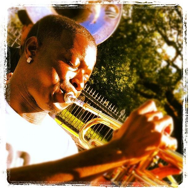 Trumpet Photograph - The City Is All About The Music by Leighton OConnor