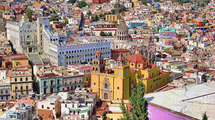 City Photograph - The City Of Guanajuato by John  Kolenberg