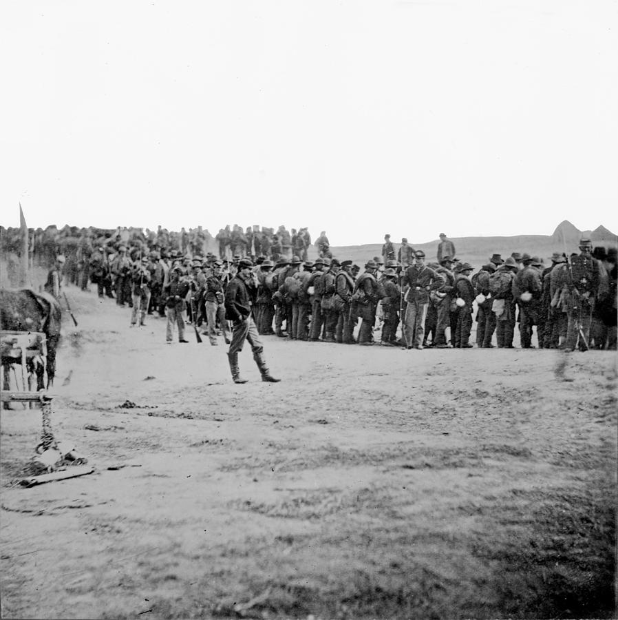 The Civil War Confederate Prisoners Photograph By Everett