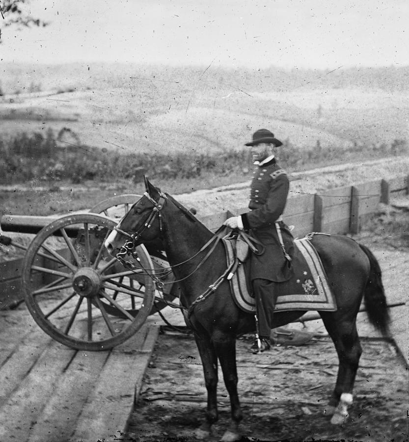 The Civil War. General William Tecumseh Photograph by Everett