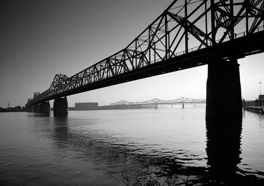 The Clark Memorial Bridge II Photograph by Steven Ainsworth