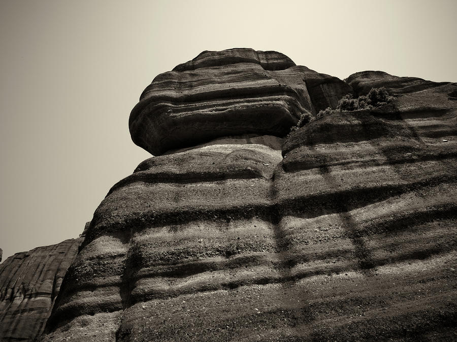 The Cliff bw Photograph by Jouko Lehto