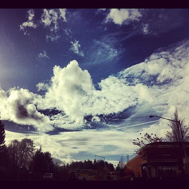 Portland Photograph - The Cloud Formations Lately Have Been by Karen Clarke