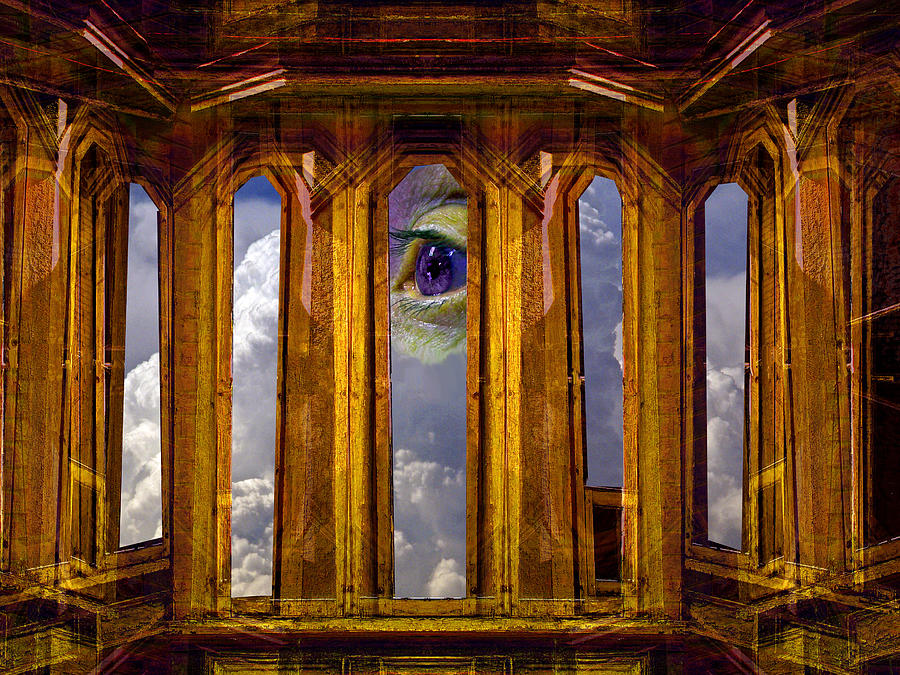Fantasy Photograph - The Clouds and Eye by Lynda Lehmann