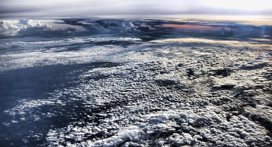 The Clouds Below Photograph by Douglas Barnard