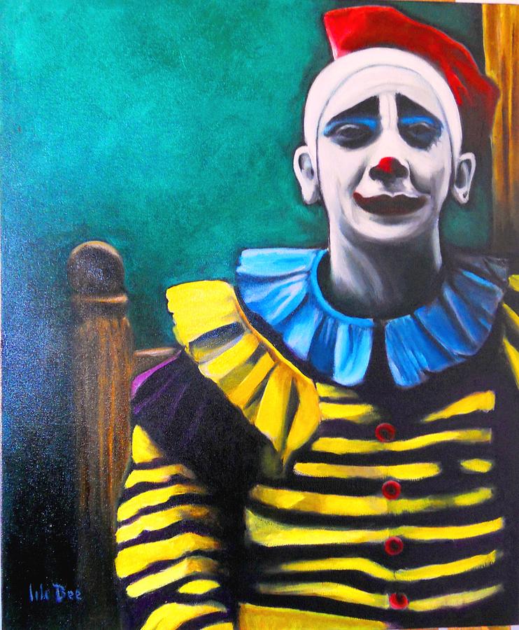 The Clown Painting by Lili Bee - Fine Art America