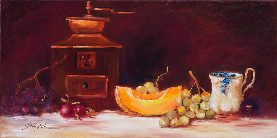 The Coffee Grinder Still life Painting by Pati Pelz