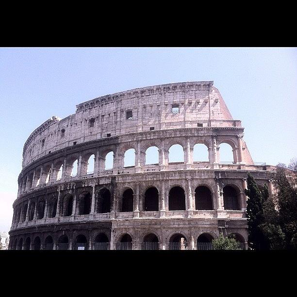 Untouched Photograph - The #coliseum In #rome. #untouched by Arthur S.