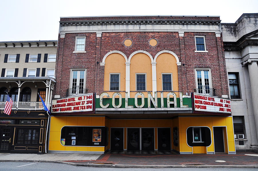 The Colonial Theater Phoenixville Photograph by Bill Cannon
