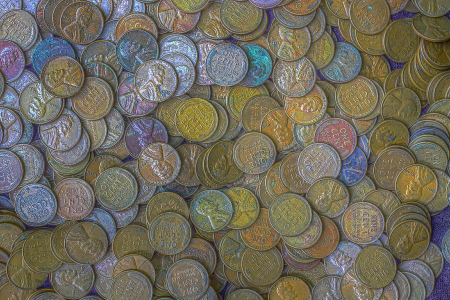The Color of Copper Money Photograph by Randy Steele