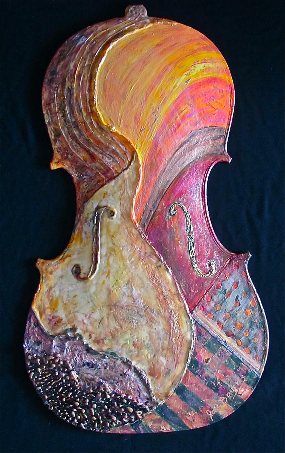 Cello Painting - The Color Of Music by Joe Bourne