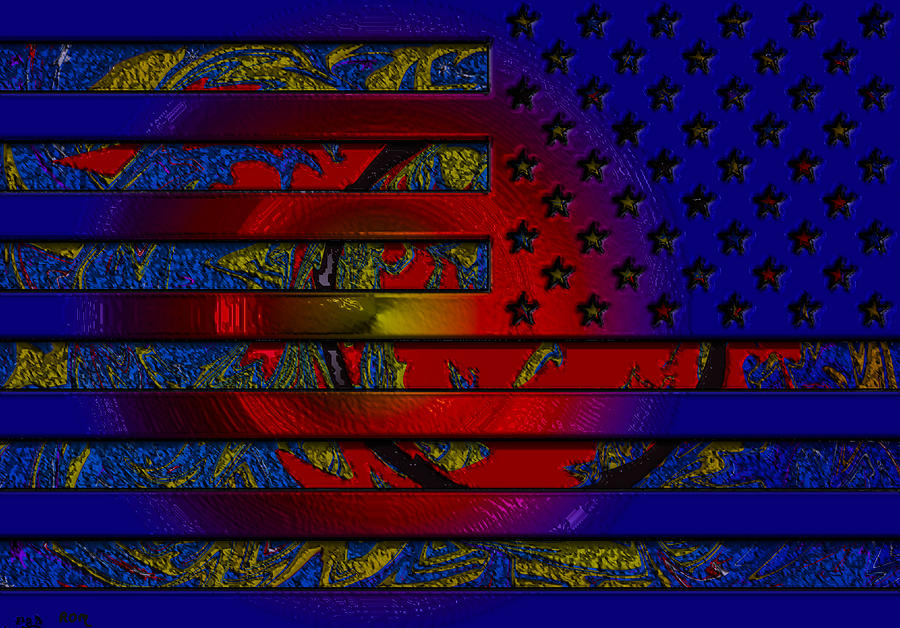 The Colors Of Our Flag In 3d Photograph by Robert Margetts