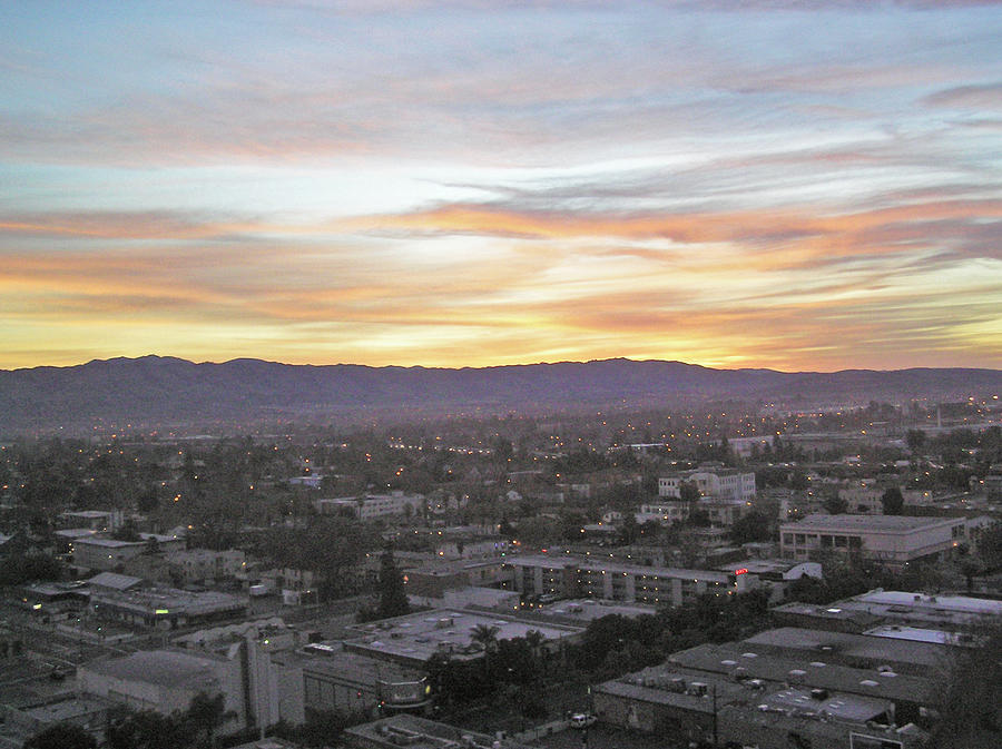 San Jose Photograph - The colors of the sky over San Jose at sunset by Ashish Agarwal