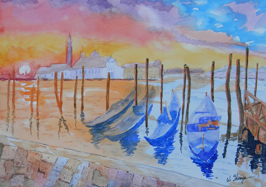 The Colors of Venice Painting by Warren Thompson