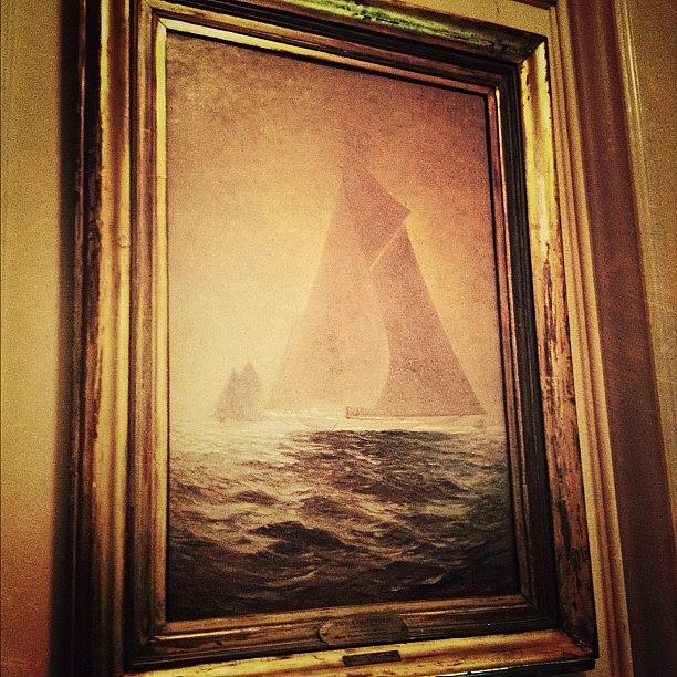 Boat Photograph - the Columbia 1903 Painting by Natasha Marco